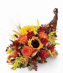 Cornucopia from Olney's Flowers of Rome in Rome, NY